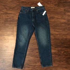 NWT— Free People — Dark Wash Jeans